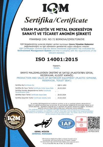 ENVIRONMENTAL MANAGEMENT SYSTEM - ISO 14001:2015